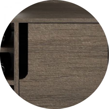 Diseño de mango incorporado, se ve simple y elegante.